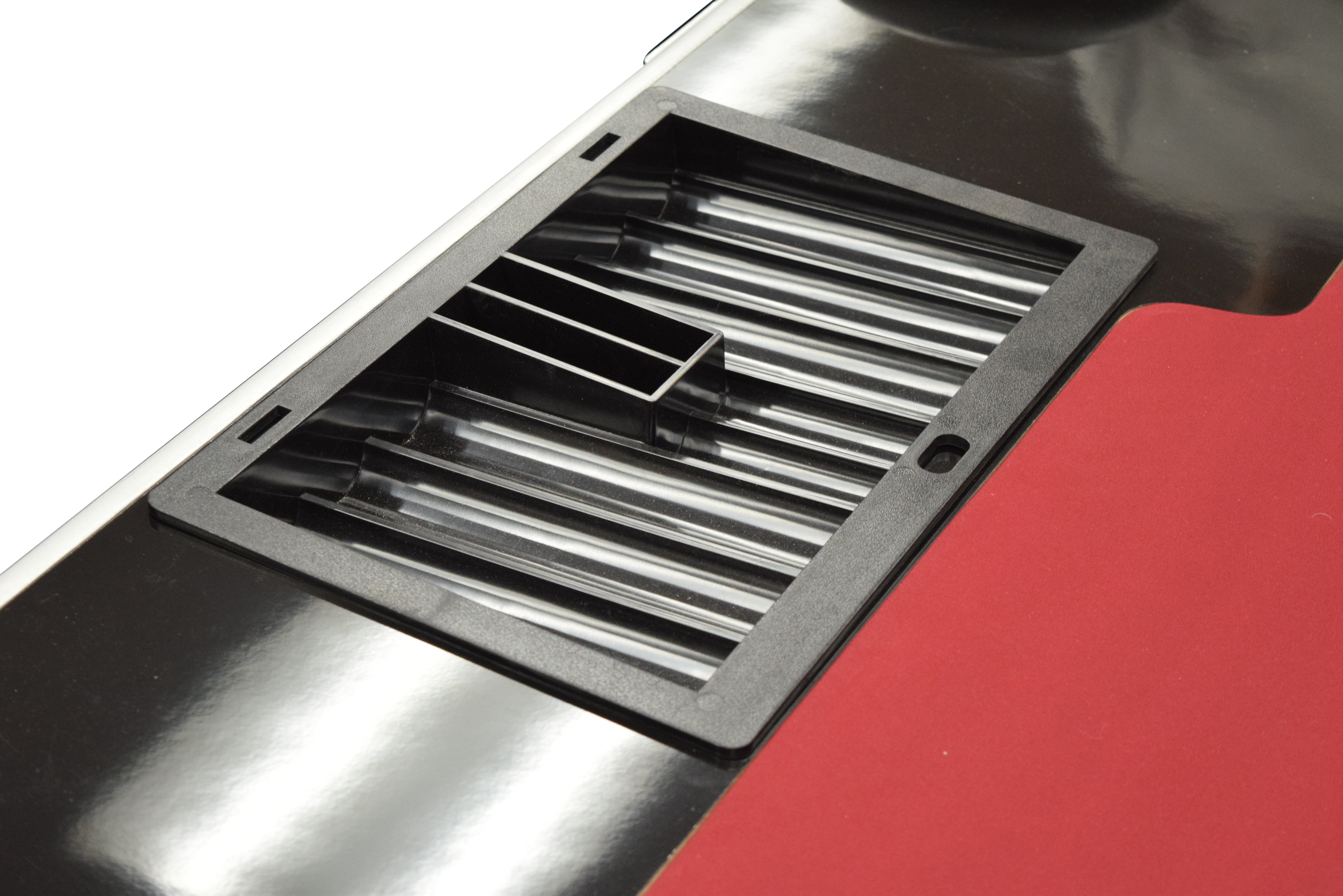 102" Executive Poker Table with Dealer Position, Pedestal Legs, USB Ports and LED Lighting