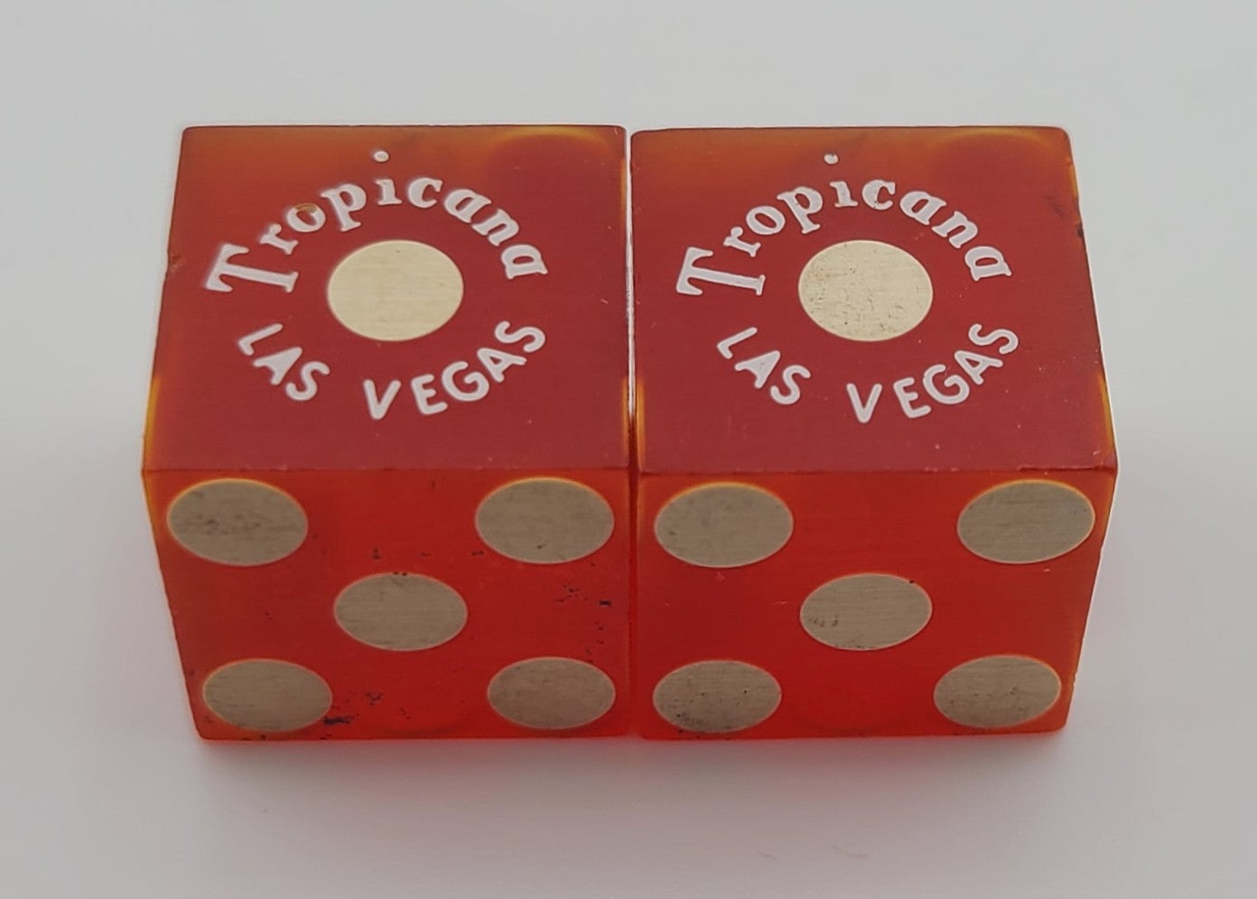 Tropicana Casino Las Vegas Nevada Pair of Dice 1950's/60's