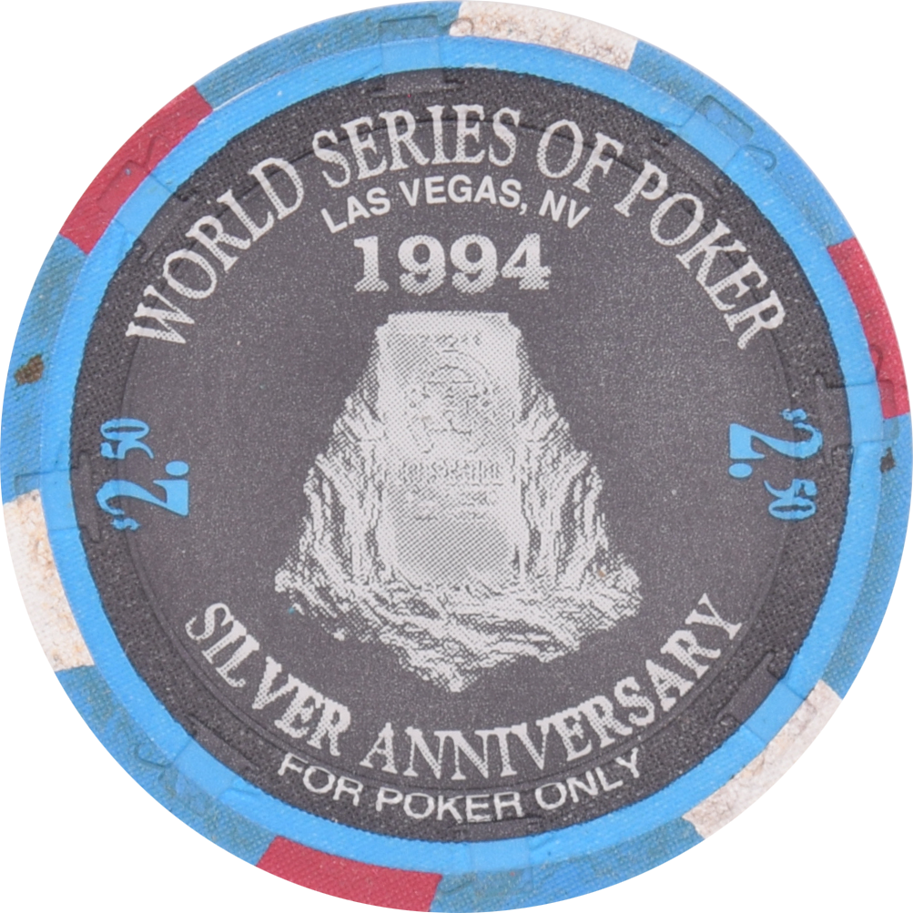 Horseshoe Club (Binion's) Casino Las Vegas Nevada $2.50 Phil Hellmuth Jr. Chip 1994