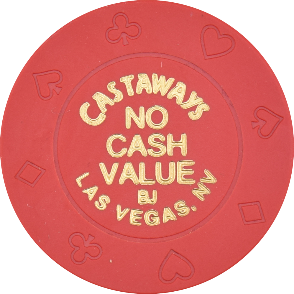 Castaways Hotel Casino Bowling Las Vegas Nevada Red NCV Chip 2003