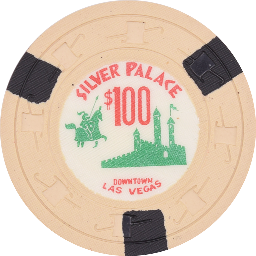 Silver Palace Casino Las Vegas Nevada $100 Chip 1964