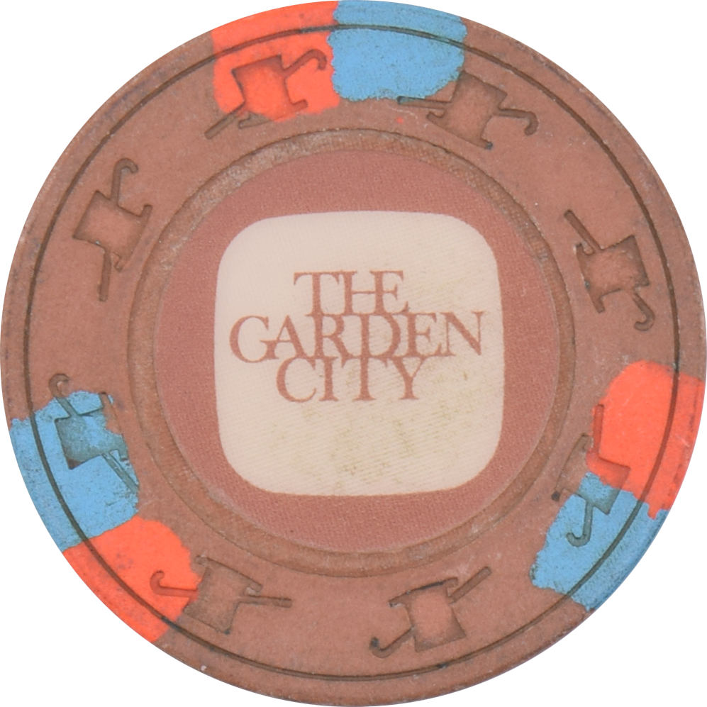 Garden City Casino San Jose California $5 Tan Chip