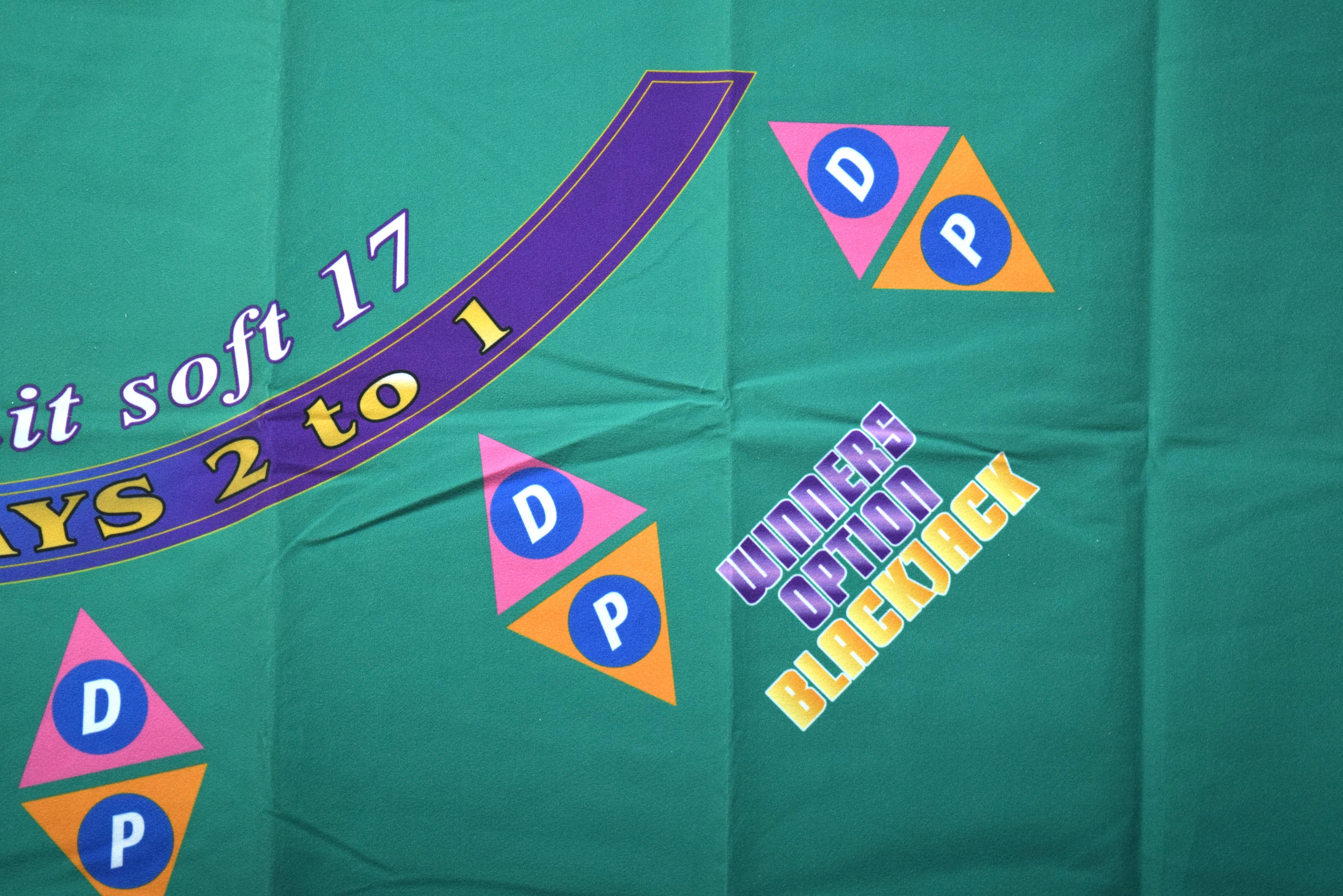 Winners Option New Blackjack Green Layout