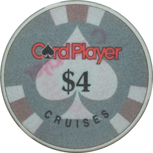 Card Player Cruises $4 Chip Rack (100 Chips)
