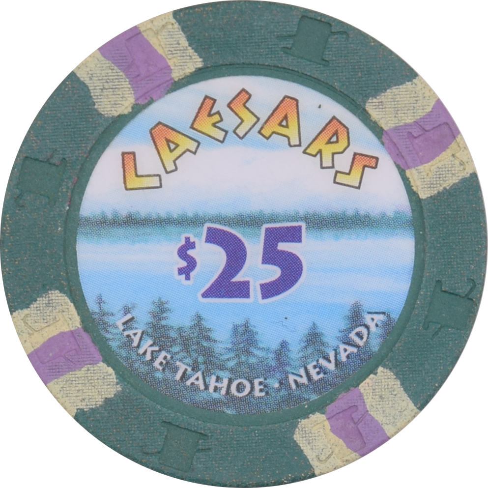 Caesars Tahoe Casino Lake Tahoe Nevada $25 Chip 1997