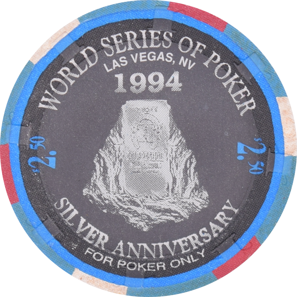 Horseshoe Club (Binion's) Casino Las Vegas Nevada $2.50 Jim Betchel Chip 1994