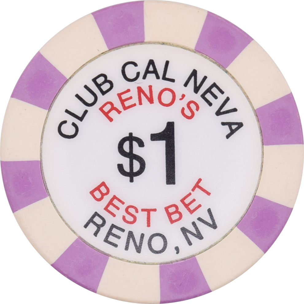 Club Cal-Neva Casino Reno Nevada $1 Chip 2003