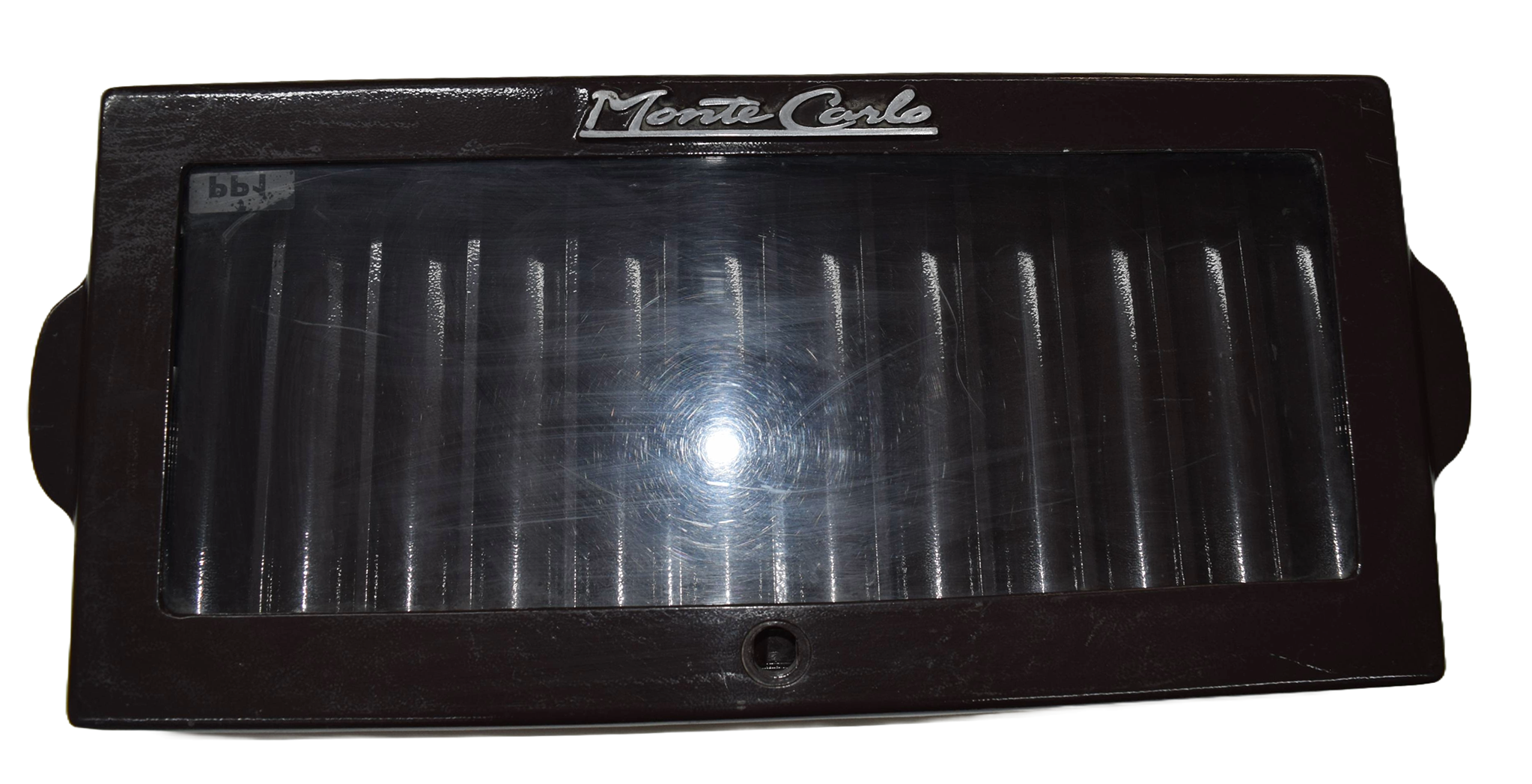 Monte Carlo Casino Las Vegas Used Paul-son Metal Dealer Green/Brown Tray