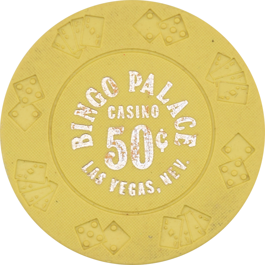 Bingo Palace Casino Las Vegas Nevada 50 Cent Chip 1977