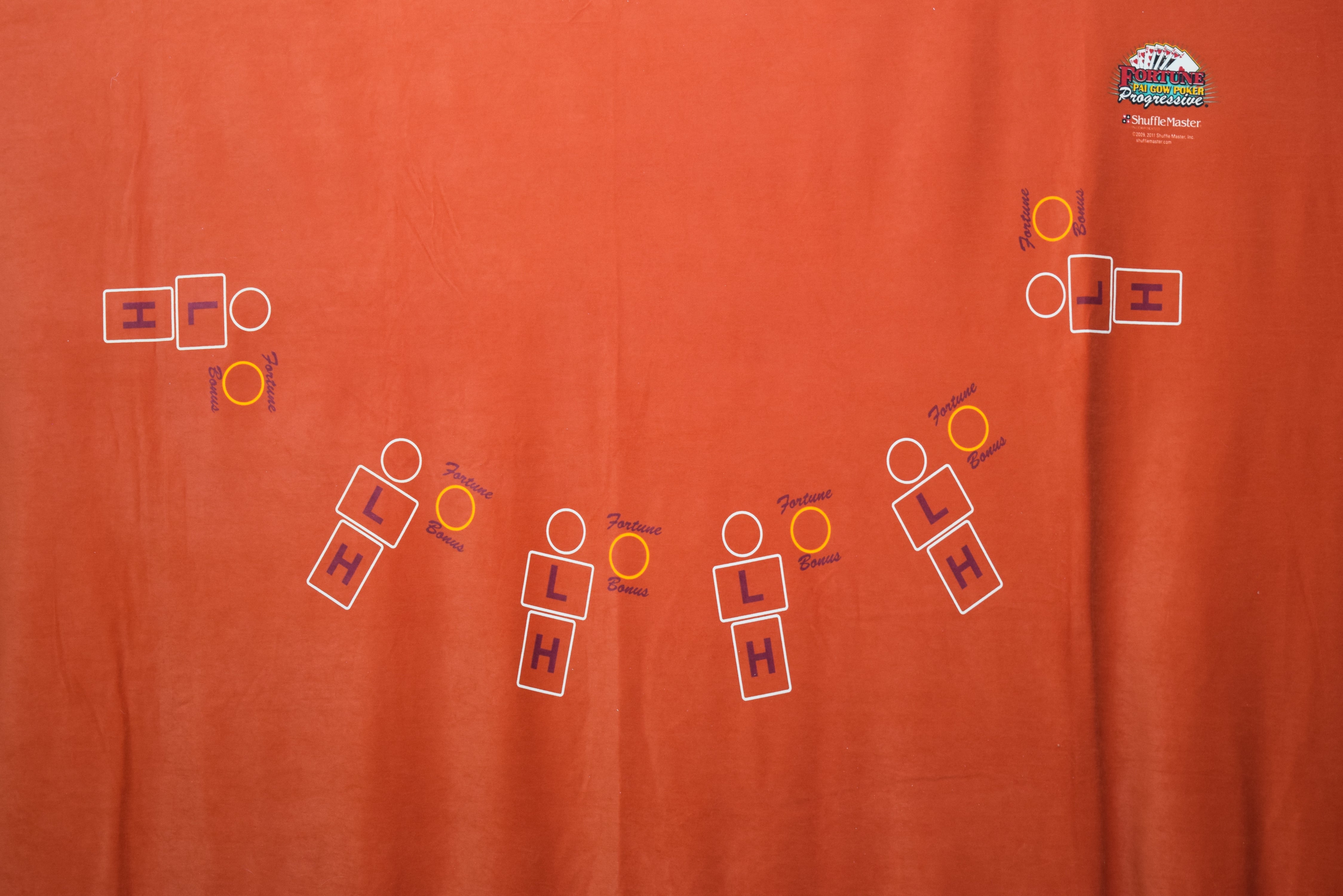 Golden Nugget Casino Las Vegas Nevada New Pai Gow Layout