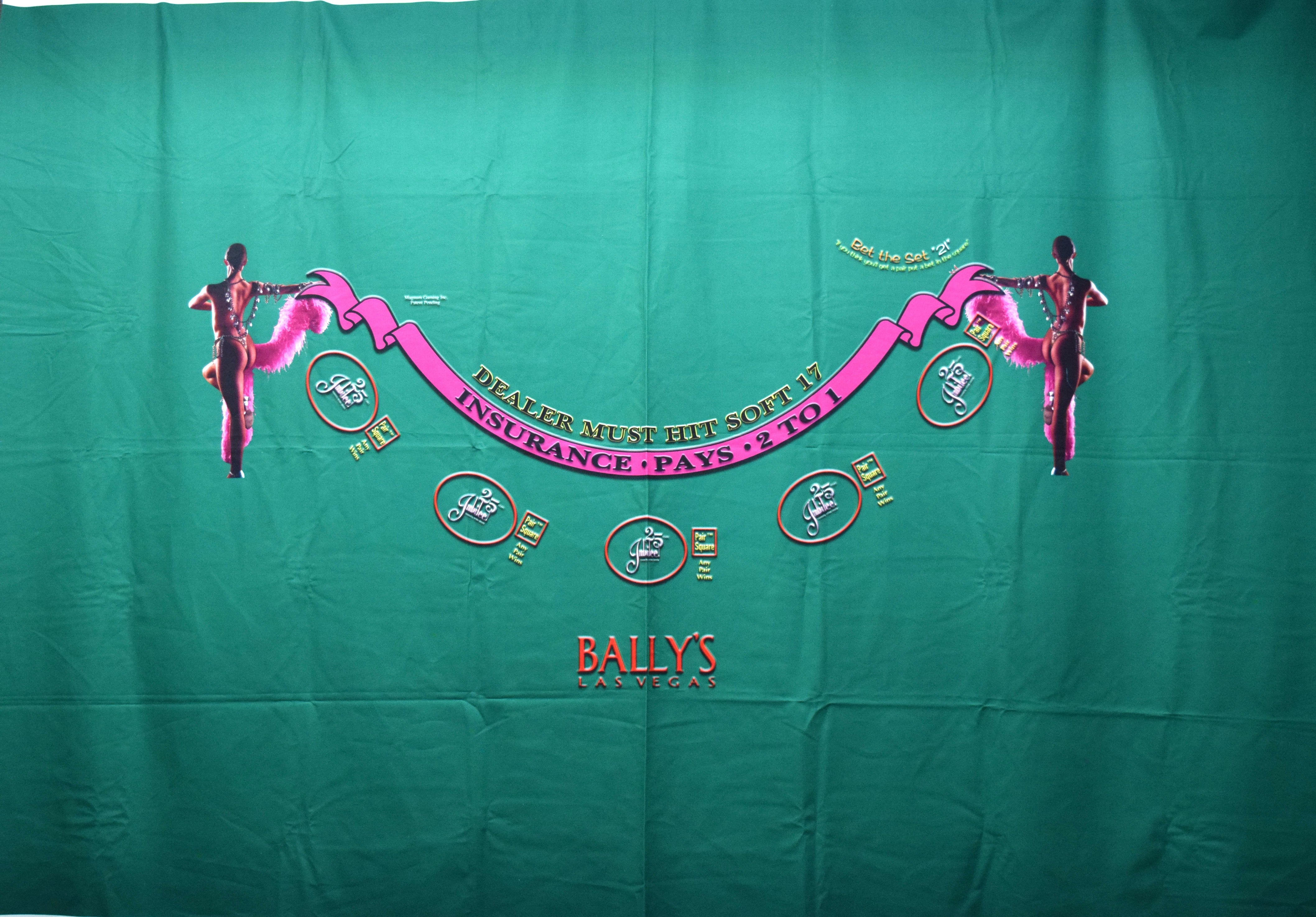 Bally's Casino Las Vegas Nevada Jubilee New Blackjack Layout