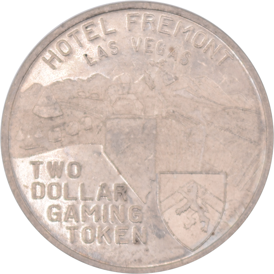 Hotel Fremont Las Vegas NV $2 Token