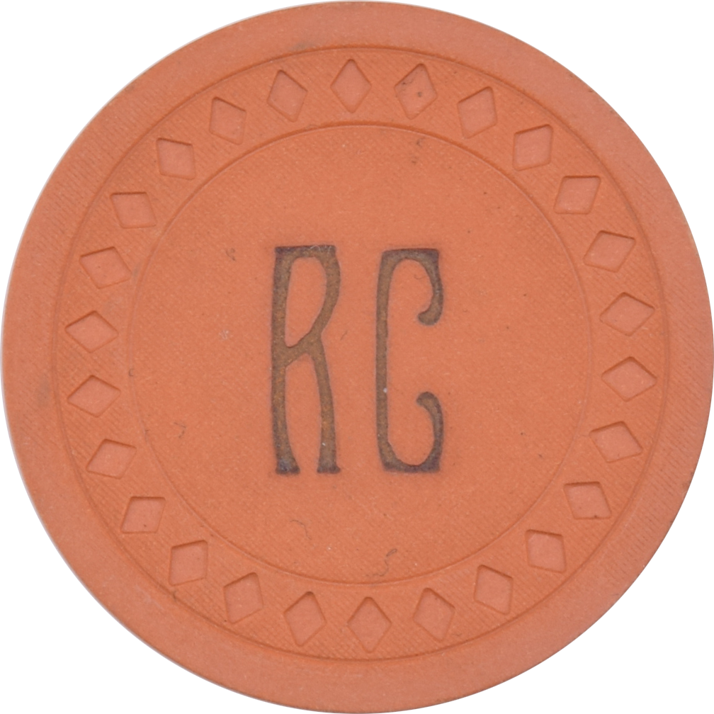 Reno Club Illegal Casino Hot Springs Arkansas Orange Chip