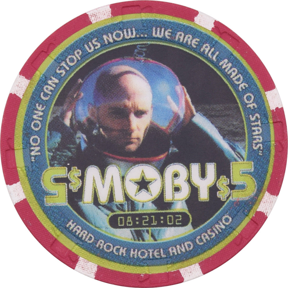 Hard Rock Casino Las Vegas Nevada $5 Moby Chip 2002