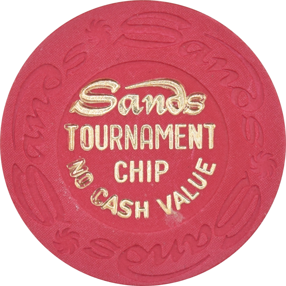 Sands Casino Las Vegas Nevada $5 Tournament NCV Chip 1980s