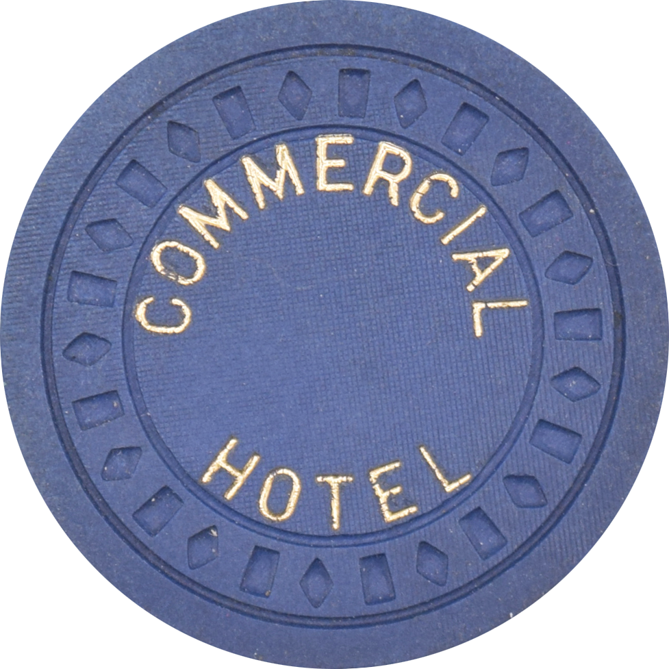 Commercial Hotel Casino Battle Mountain Nevada $1 Chip 1955