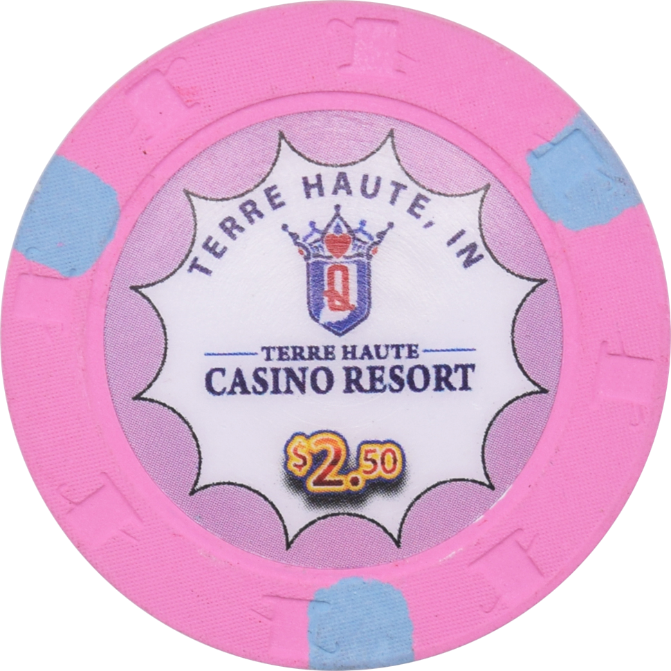 Terre Haute Casino Resort Terre Haute Indiana $2.50 Chip