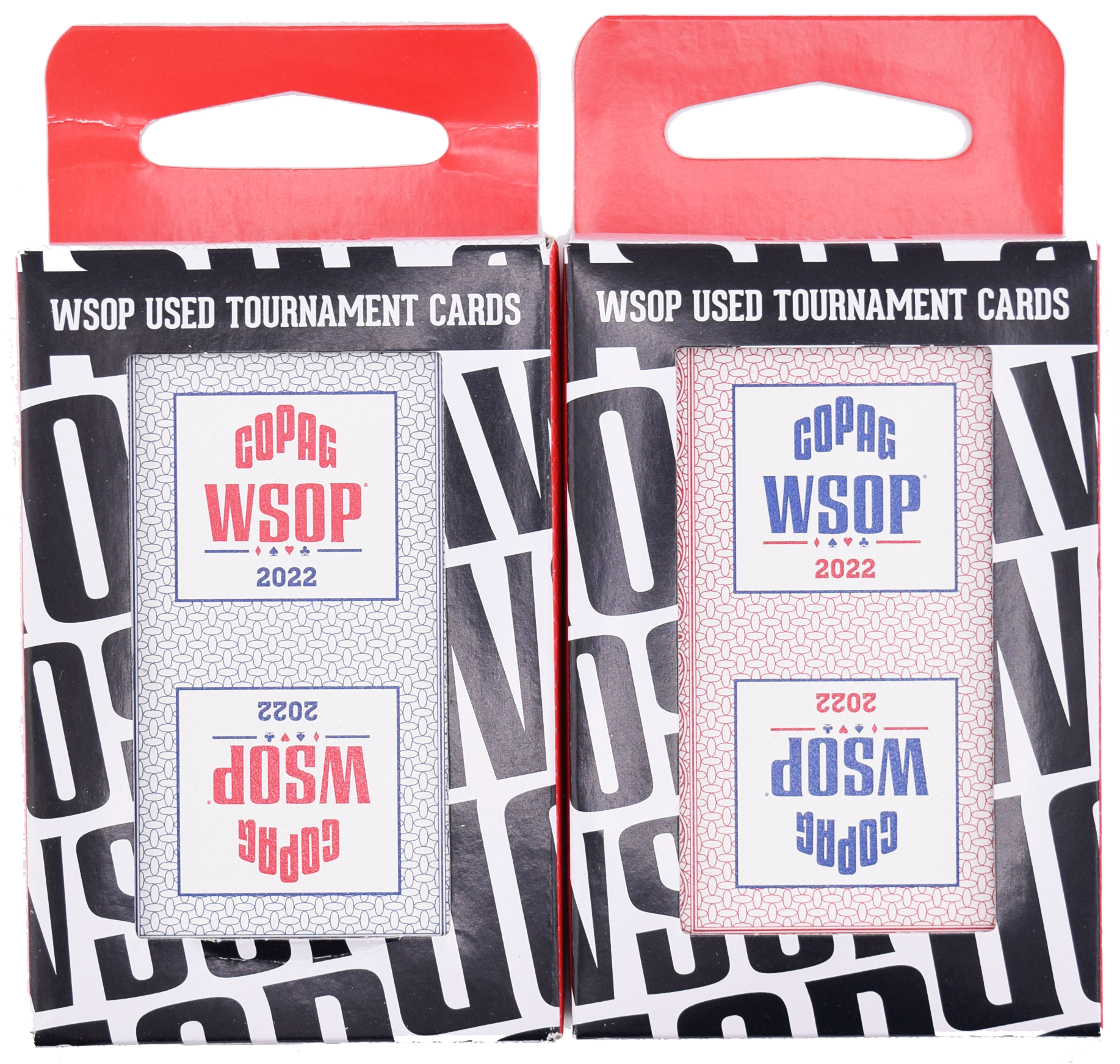 2022 Set of 2 Authentic Decks Dealt at WSOP Used Copag Plastic Playing Cards Bridge Standard Index