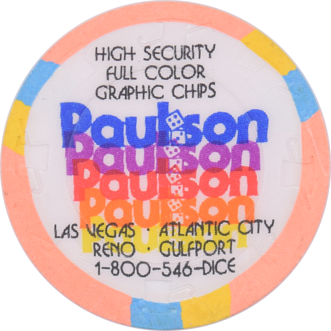 Diamond Hotel & Casino Paulson Fantasy $5 43mm Chip