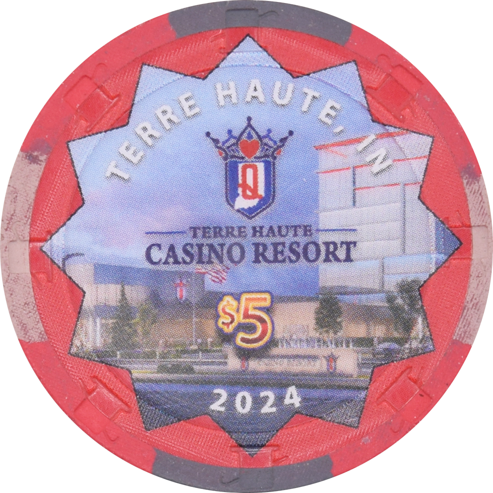 Terre Haute Casino Terre Haute Indiana $5 Grand Opening Chip