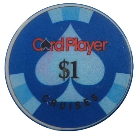 Card Player Cruises $1 Casino Chip ChipCo.