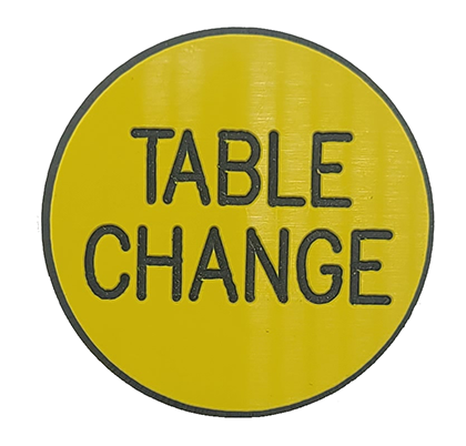 Table Change Lammer 1 1/4" Yellow