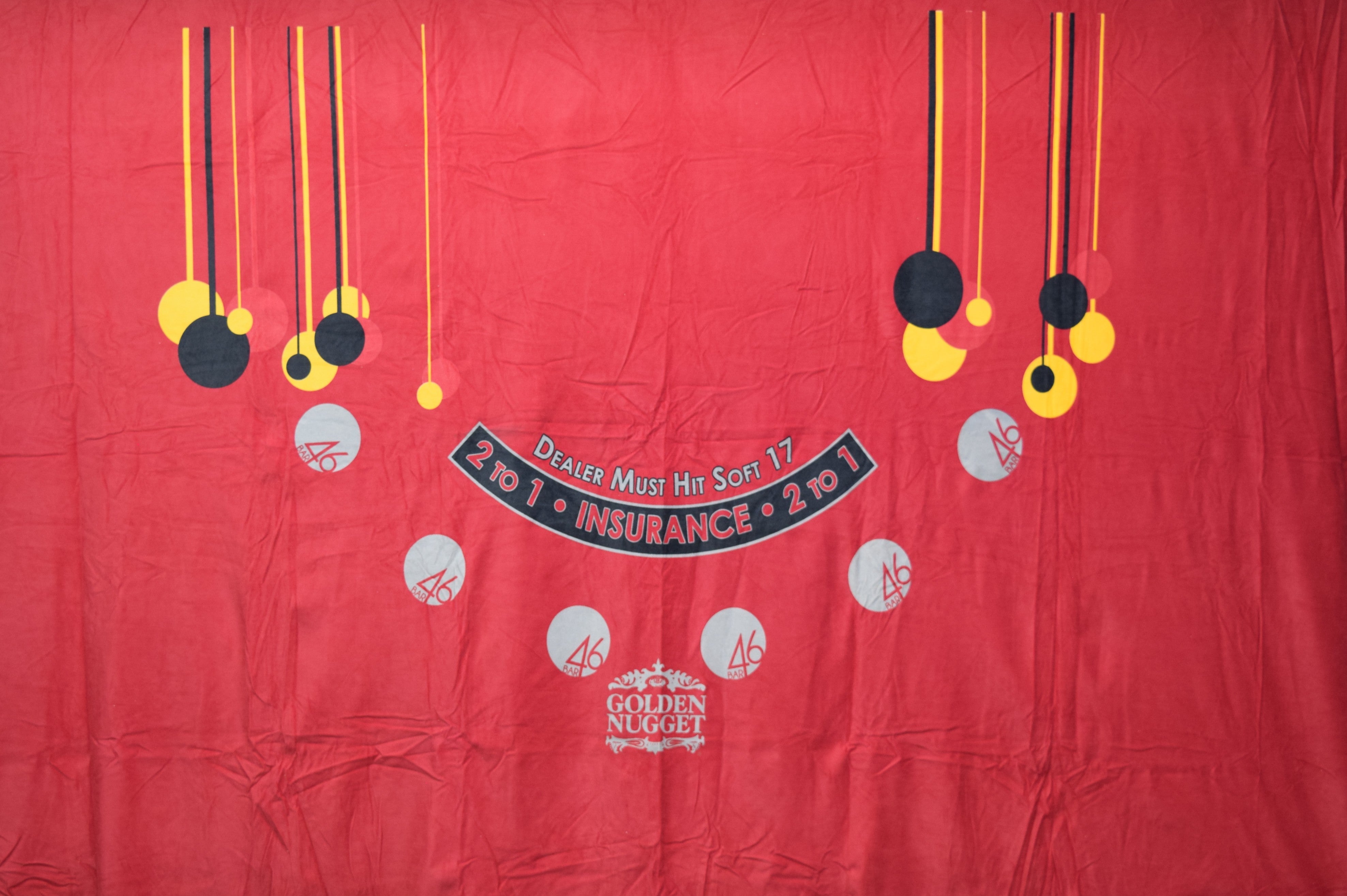 Golden Nugget Casino Las Vegas Nevada New 46 Bar Blackjack Layout