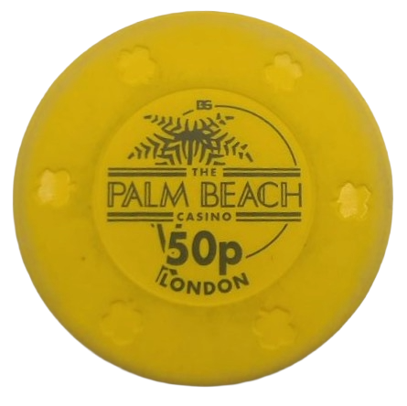 Palm Beach Casino London United Kingdom 50p Chip