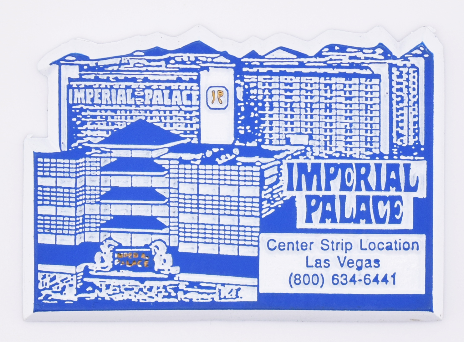 Imperial Palace Casino Las Vegas Nevada 2" x 1.5" Magnet