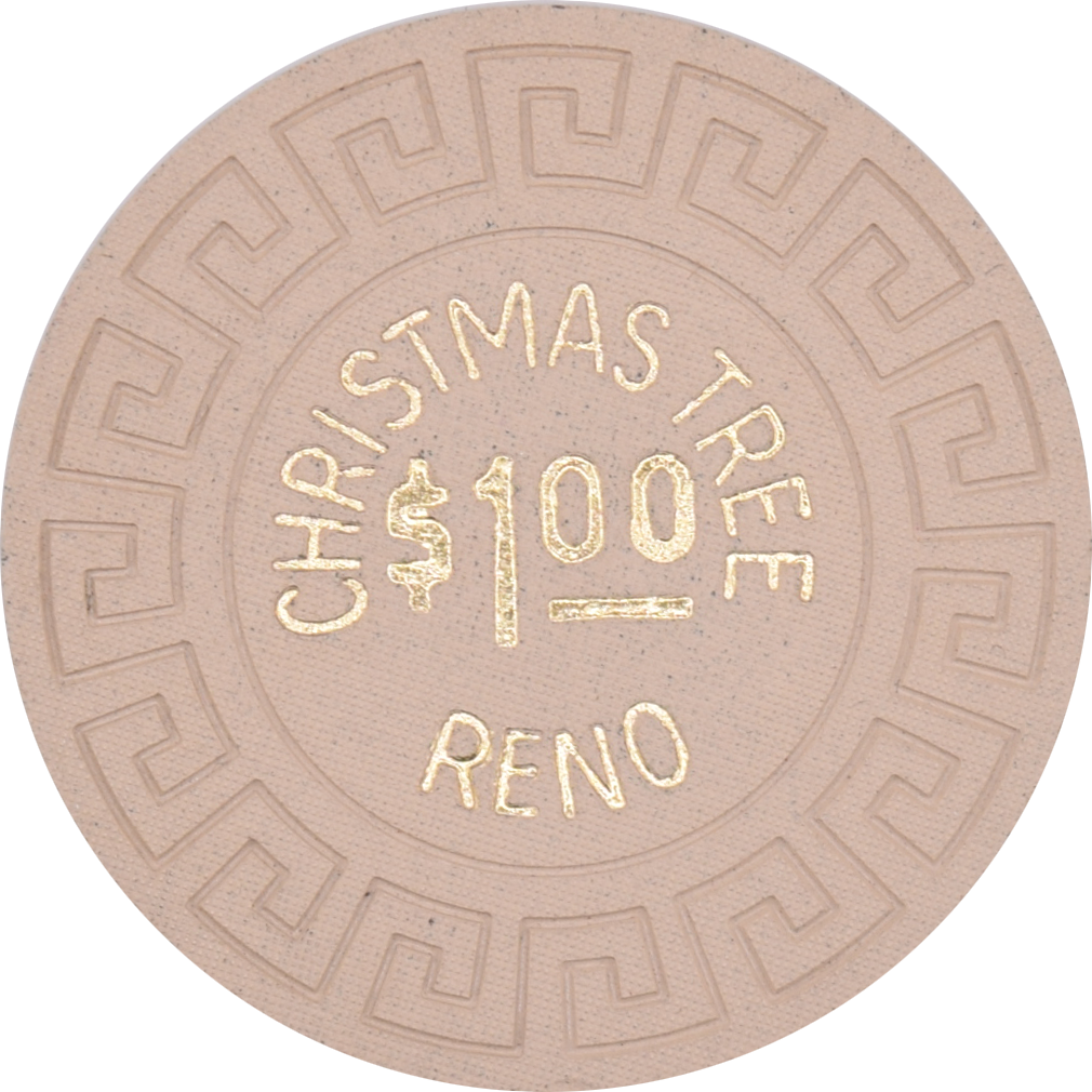 Christmas Tree Casino Reno Nevada $1 Chip 1963