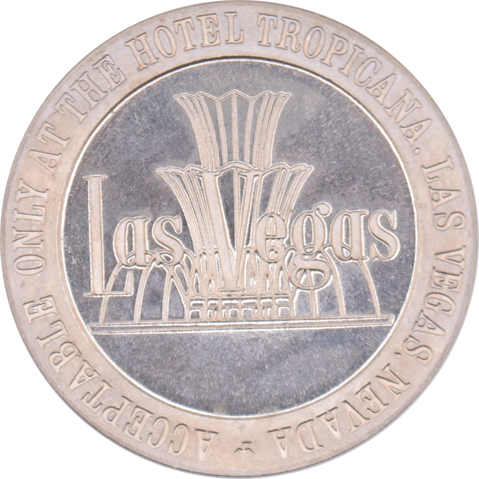 Tropicana Casino Las Vegas Nevada $1 Token 1968