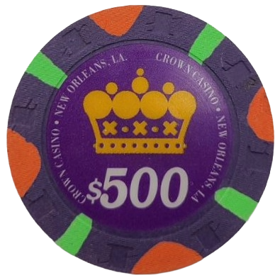 Crown Casino New Orleans Louisiana $500 Chip