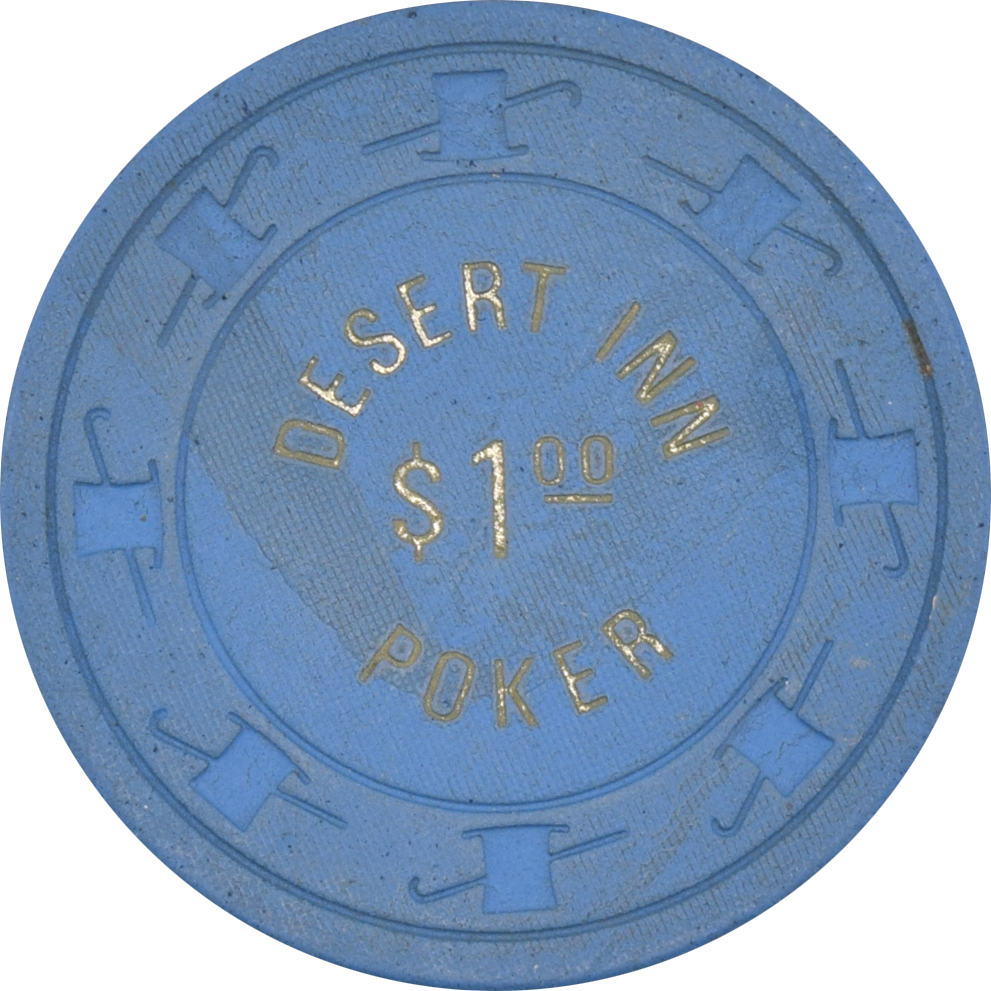 Desert Inn Casino Las Vegas Nevada $1 Poker Chip 1970s