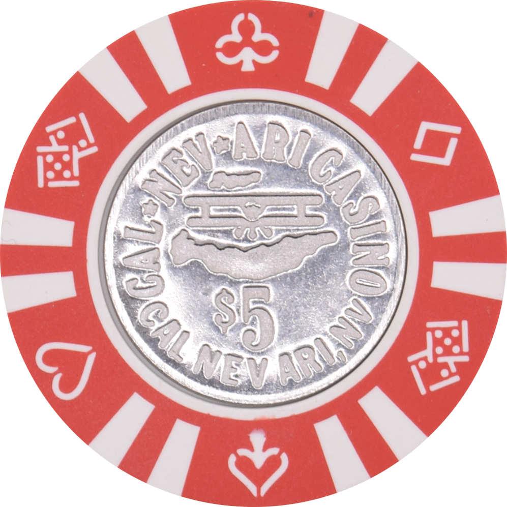 Cal-Nev-Ari Casino Cal Nev Ari Nevada $5 Chip 1989