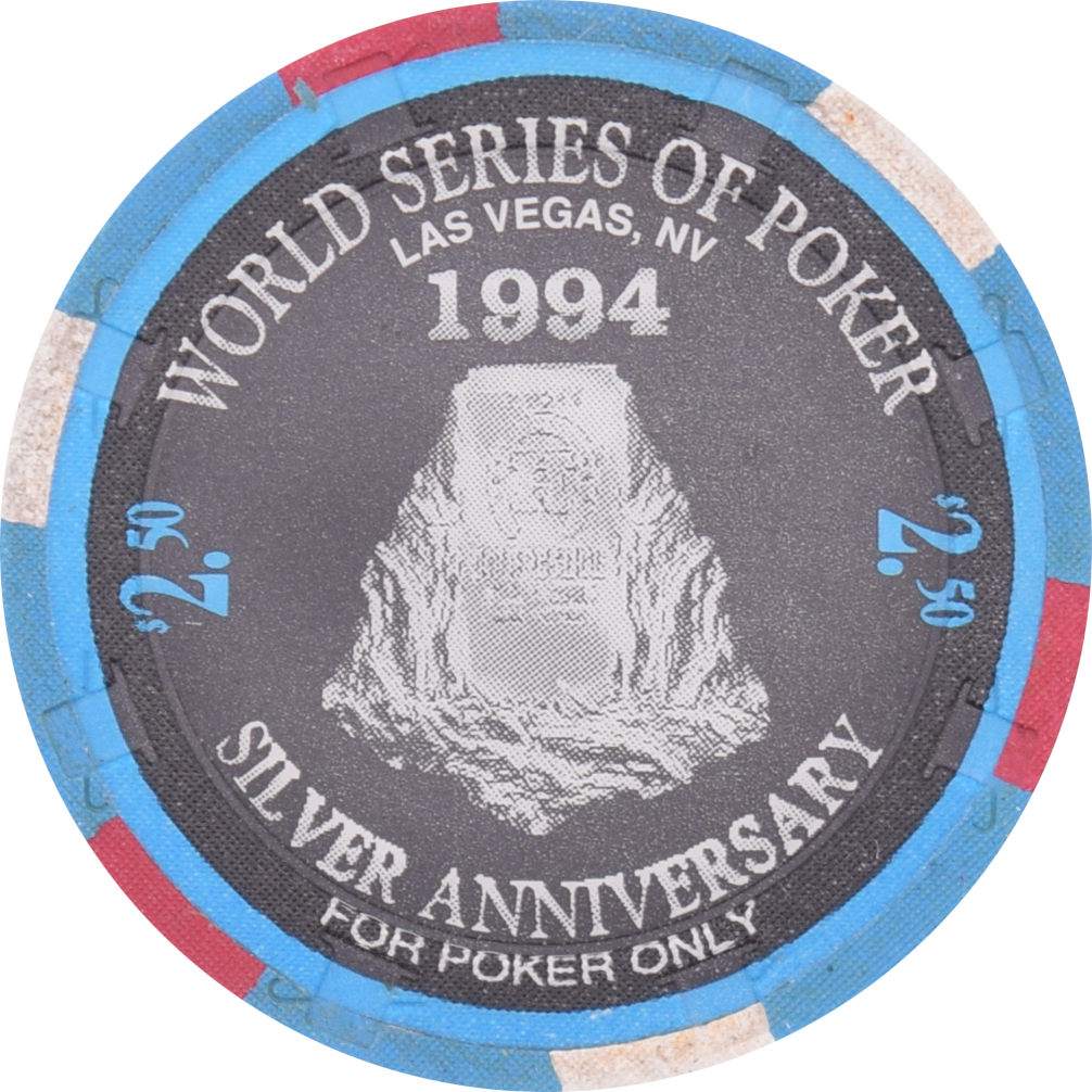 Horseshoe Club (Binion's) Casino Las Vegas Nevada $2.50 Sailor Roberts Chip 1994