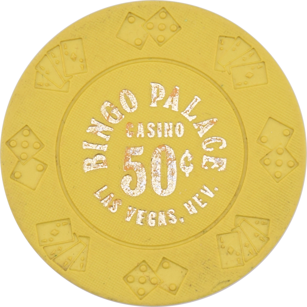 Bingo Palace Casino Las Vegas Nevada 50 Cent Chip 1977