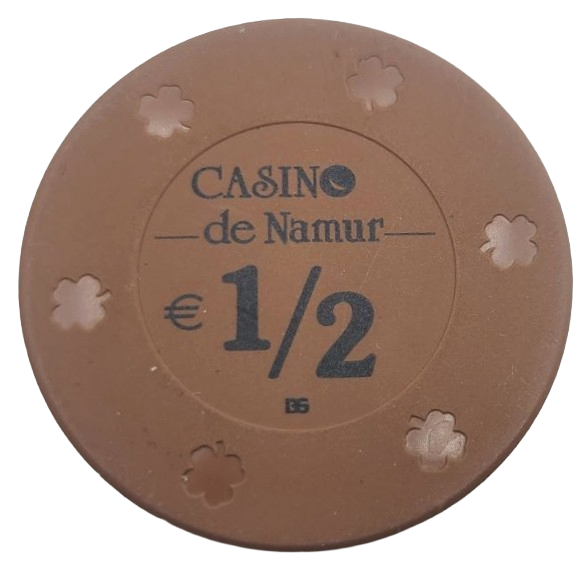 Casino de Namur Belgium € 0.50 Chip Bourgogne Grasset