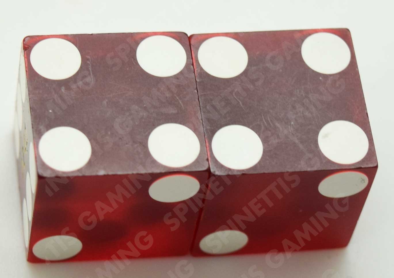 Club Cal-Neva Casino Reno Nevada Red Used Pair of Dice