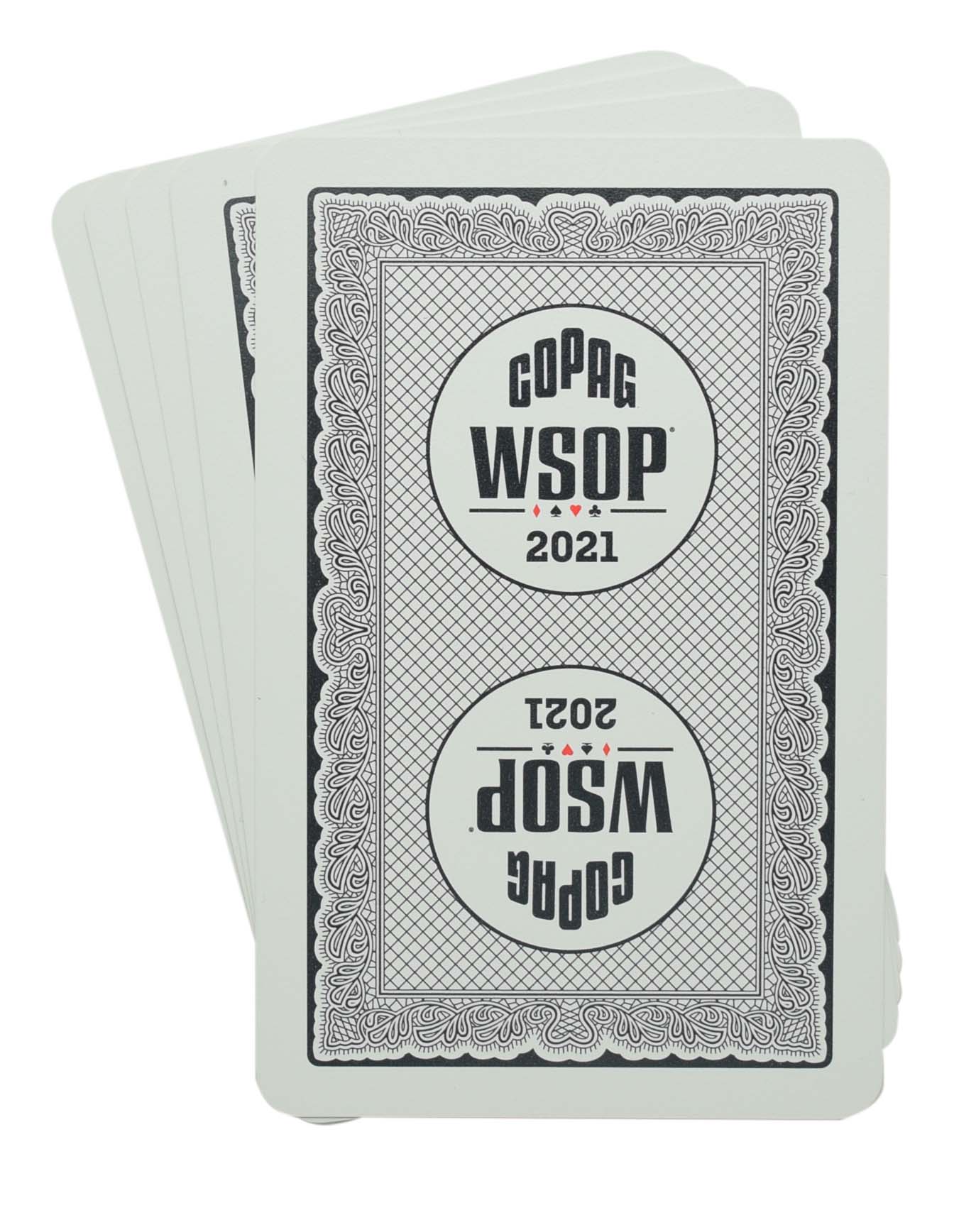 2021 Set of 2 Authentic Decks Dealt at WSOP Used Copag Plastic Playing Cards Bridge Standard Index