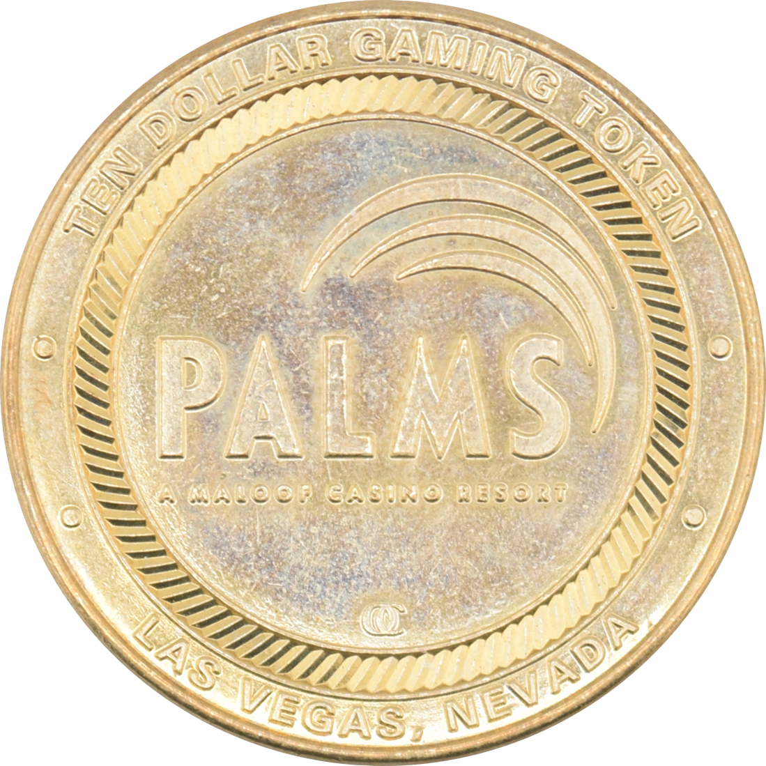 Palms Casino Las Vegas Nevada $10 Token 2001