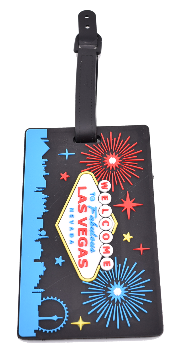 Las Vegas Sign Luggage Tag Various Colors