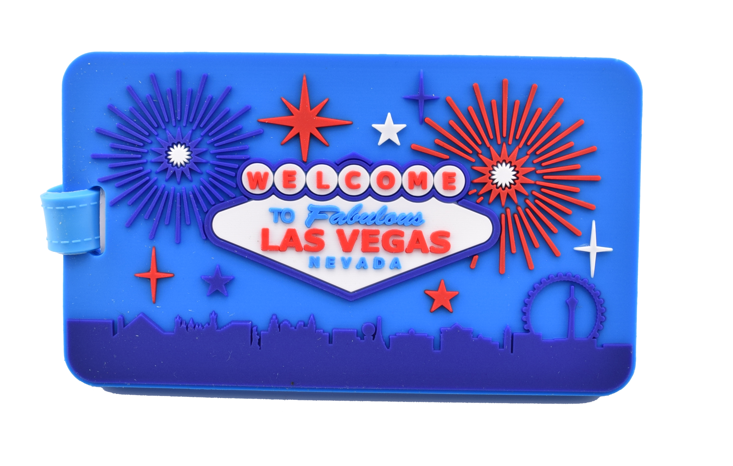 Las Vegas Sign Luggage Tag Various Colors