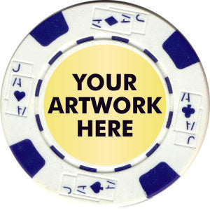 Ace/Jack Direct Print Custom Poker Chips