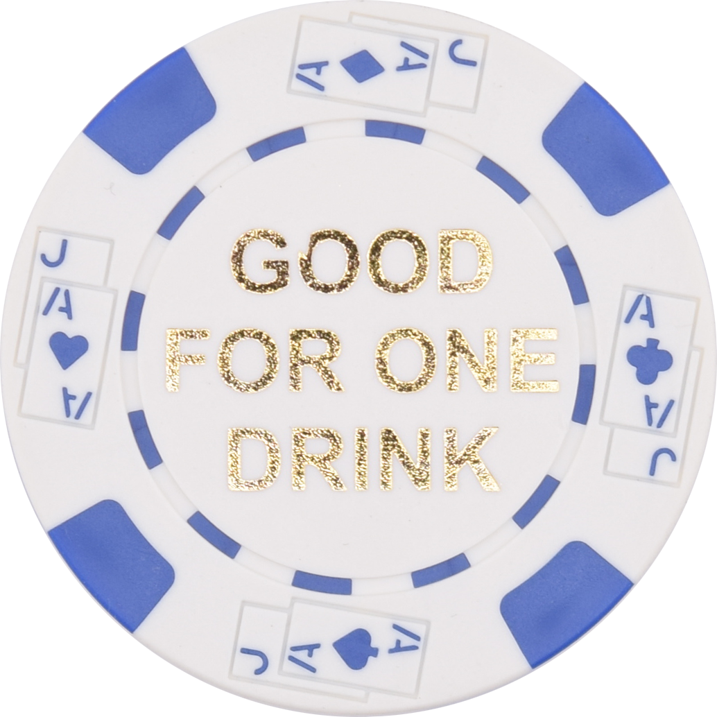 Free Drink Chips - Martini Glass Token/Tokens For Promotions