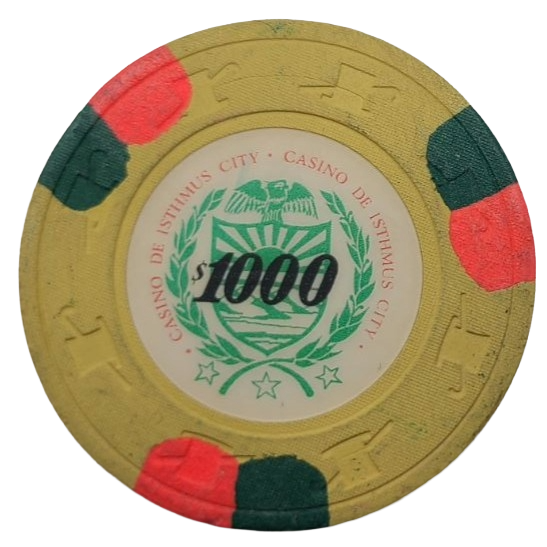 Casino De Isthmus City Paulson Fantasy $1000 Chip