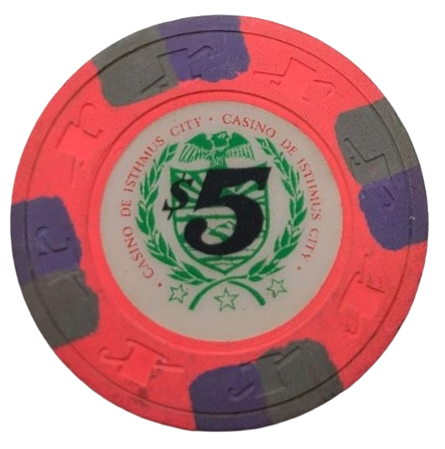Casino De Isthmus City Paulson Fantasy $5 Chip