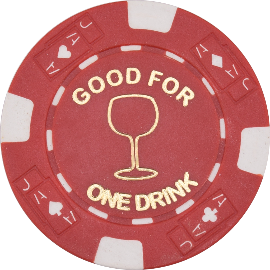 Free Drink Chips - Wine Glass Token/Tokens For Promotions