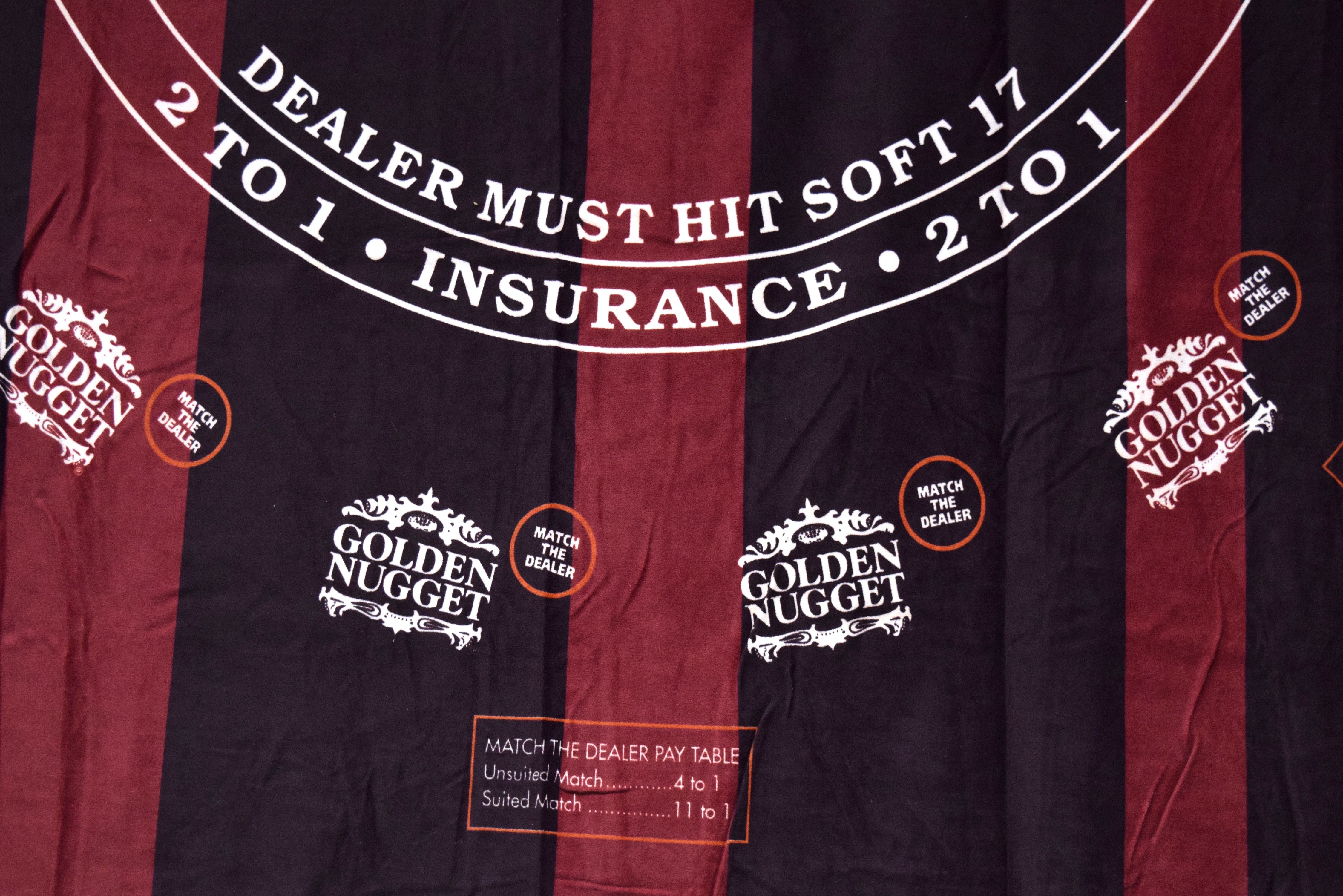 Golden Nugget Casino Las Vegas Nevada Match The Dealer New Blackjack Layout