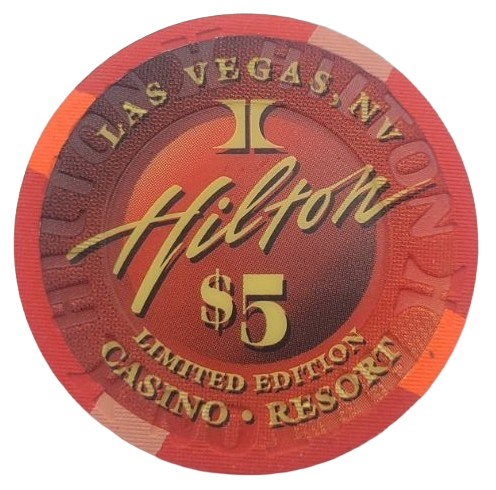 Las Vegas Hilton Casino Las Vegas Nevada $5 Chip United State Air Force 1997