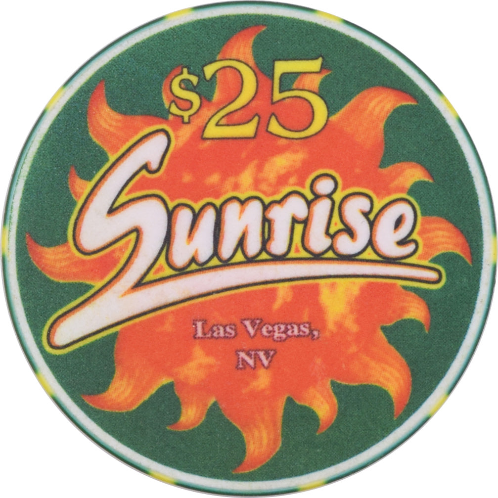 Sunrise Casino Las Vegas Nevada $25 Chip 1999